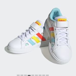 GRAND COURT ELASTIC LACE AND TOP STRAP SHOES